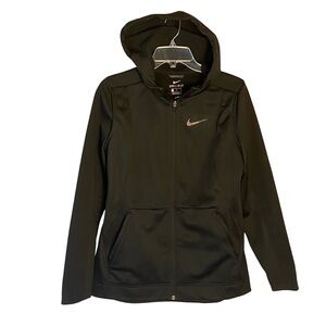 Nike Dri-Fit full zip Men’s Medium black training jacket
